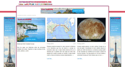 Desktop Screenshot of distanciasentreciudadeseuropa.com